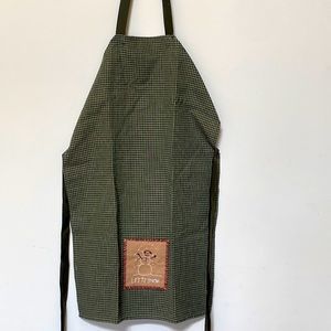 Green And Tan Snowman Full Apron
